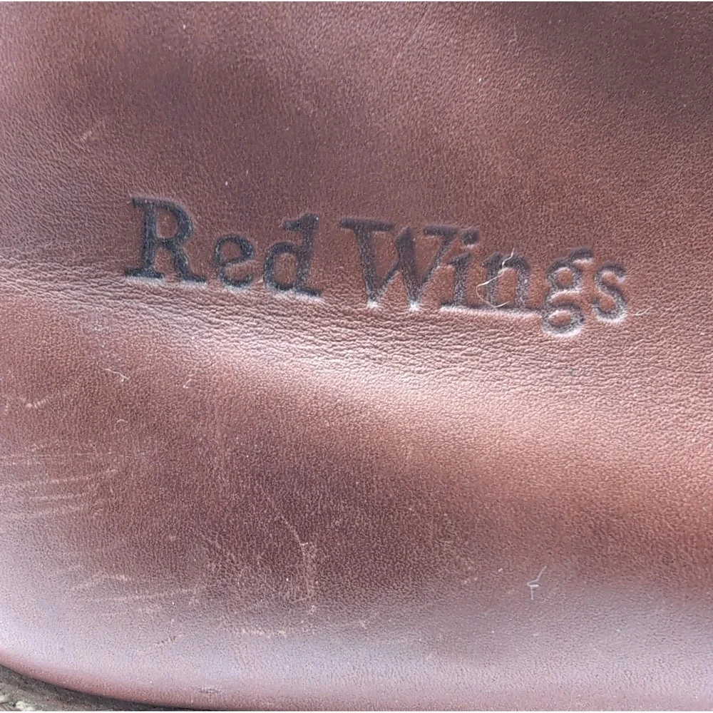 Vtg Y2K Red Wing Chukka Desert Work Boots Mens Size 10 D Brown Made in USA Flaws